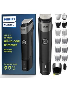 NEW Philips Norelco Multigroom Series 5000 18 Piece, Beard Face, Hair, Body and Intimate Hair Trimmer for Men - NO BLADE OIL MG5910/49
