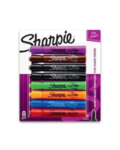 SHARPIE Rotuladores, punta de bala, colores surtidos, paquete de 8