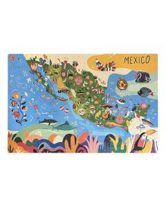 FLINK Rompecabezas Mapa de México 90x60 cm 500 Piezas