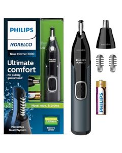 PHILIPS - Recortador de nariz Norelco 3000 para nariz, orejas y cejas NT3600/42
