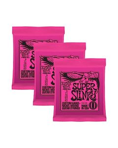 3 juegos de cuerdas para guitarra eléctrica Ernie Ball 2223 Super Slinky Nickel Wound 9-42