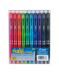 PILOT Frixion Clicker 10 Bolígrafos Surtidos Bolsa - Amazon Exclusivo (FXC10001F-P)