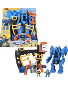Fisher-Price Imaginext DC Super Friends Set de Juego Centro de Comando Róbotico de Batman™ para niños de 3 años en adelante
