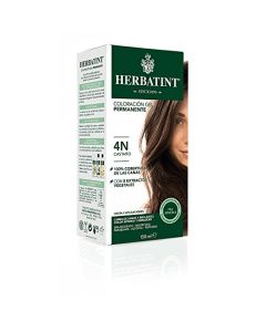 Herbatint - Tinte Permanente Natural Sin Amoníaco 150 ml - Color Castaño/Chestnut 4N