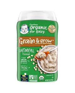 Gerber Avena orgánica de cereales, 8 onzas