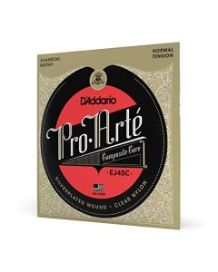 D'Addario Cuerdas Guitarra Española | Cuerdas de Guitarra Española | Cuerdas para Guitarra Española | EJ45C Juego de Cuerdas, Transparente