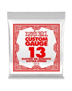 Ernie Ball níquel Plain único cuerdas para guitarra eléctrica .013 Gauge 6-Pack