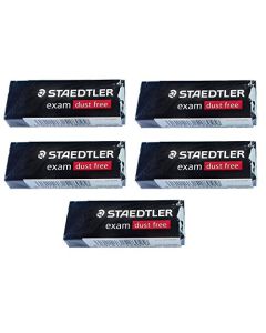 Staedtler - Borrador de lápiz grande sin polvo (526 E20), paquete de 5 borradores