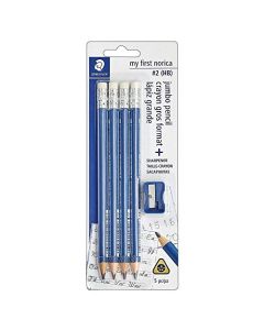 Staedtler Pencil''My First Norica'' HB Jumbo Pencil, 5 unidades (paquete de 1) (119-sbk5)