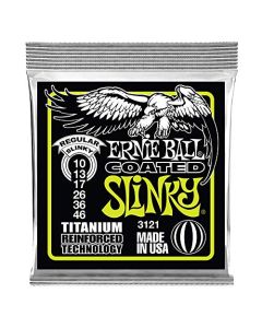 Ernie Ball Regular Slinky RPS - Cuerdas para guitarra eléctrica, titanio, revestidas, calibre 10-46