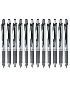 Bolígrafo EnerGel Deluxe Tinta Negra Caja 12 Piezas-BL77-A
