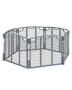 Reja De Seguridad Evenflo 6 Paneles Desmontables -Gris