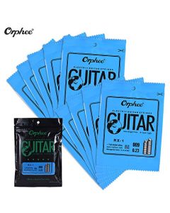 RX-1 - Cuerda de repuesto para guitarra eléctrica (.009), 10 unidades, aleación de níquel