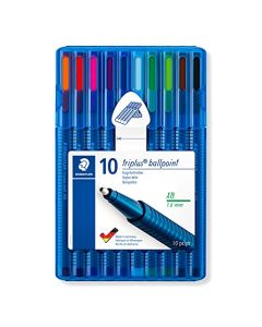 STAEDTLER 437 XBSB10 - Bolígrafo Triplus (10 unidades)