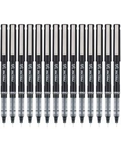 Pilot Precise V5 Bolígrafos de bola, punta extra fina (0,5 mm), negro, 14 unidades (15403)