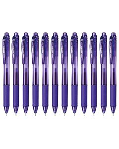 Bolígrafo Gel EnerGel-X Retráctil de 0.5mm Color Violeta Docena BLN105-V