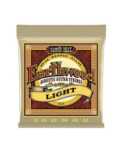 Ernie Ball 2004 Earthwood Liht Cuerdas para uitarra acústica 11-52 Piezas de Instrumentos Musicales