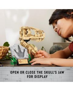 LEGO Jurassic World Fósiles de Dinosaurio: Cráneo de T. Rex Juguete para niños y niñas 76964