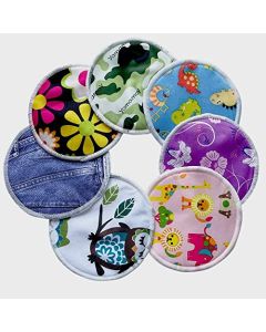 10 Protectores de Lactancia Ecoketos, Almohadillas de tela (5 pares)