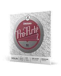 D'Addario J56 4/4M Pro-Arte 4/4 Scale Medium Tension Violin String Set