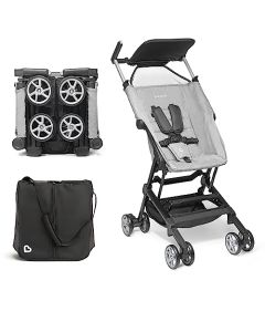 Munchkin® Sparrow™ carriola de viaje ligero ultra compacto para bebés y niños pequeños, gris