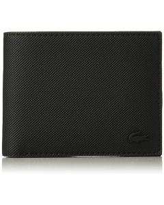 Lacoste Cartera Billfold Classic pequeña de poliuretano para hombre Billfold Material sintético Material sintético