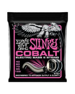 Ernie Ball Super Slinky Cobalt 5-String Electric Bass Strings 40-125 Gauge