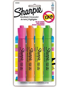 Sharpie 1805683 Caja de Resaltadores, 4 Colores Surtidos