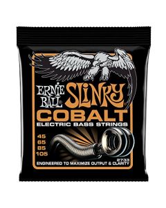 Ernie Ball Hybrid Slinky - Cuerdas para bajo eléctrico, cobalto, calibre 45-105