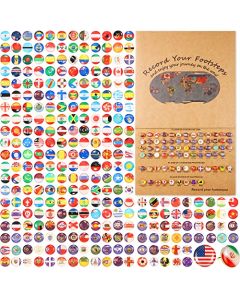 291 piezas de alfileres para banderas de mapas, banderas del mundo, tachuelas de pulgar de bandera nacional, pasadores de dibujo creativos para mapa de viajes del mundo, tablero de anuncios, tablón de