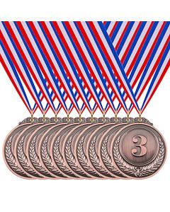 Hilitchi - Medallas de bronce para ganador de estilo olímpico, medallas de 3er lugar con cinta